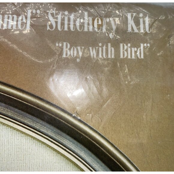 Hummel Boy with Bird Needlecraft Kit 11" x 14" National Paragon Corp 0465 - Picture 3 of 10